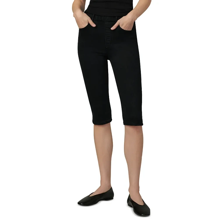 Joe's Jeans The All Day Elastic Waist Capri Jeans in Black