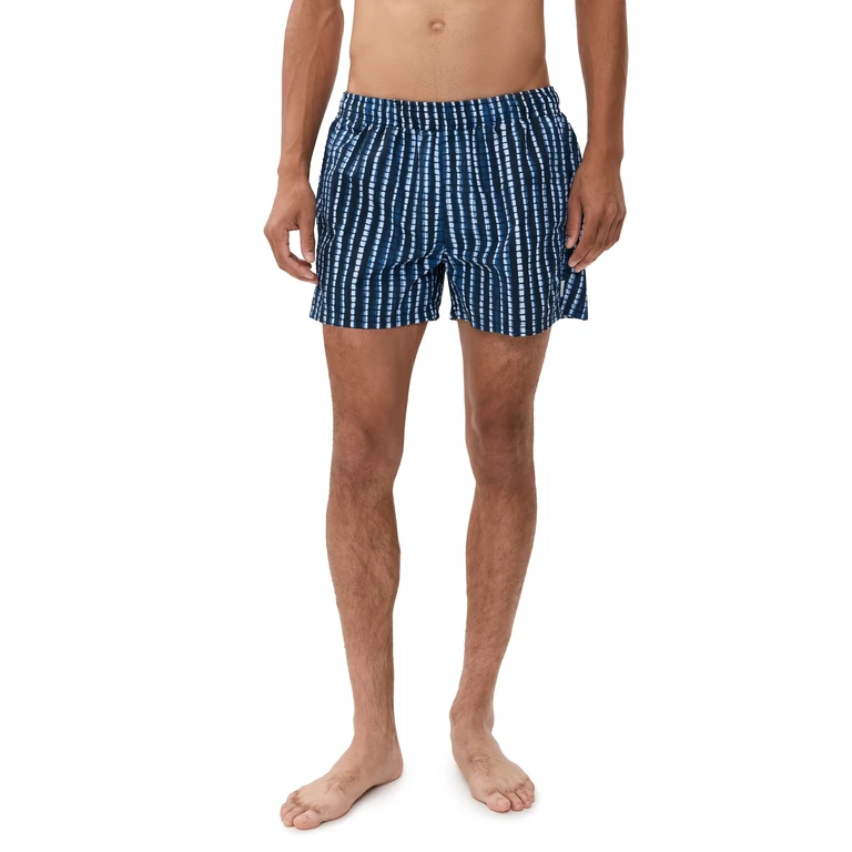 AUTO-REPLY Printed Sebastian Swim Trunks 4 Lapis/Bright Blue XL