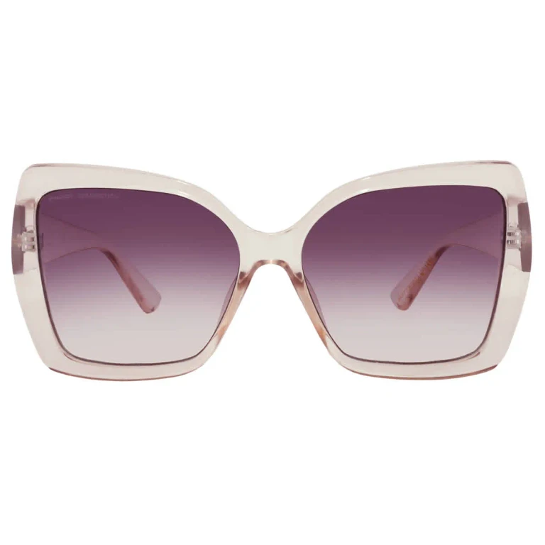 French Connection FC 23 145 EMB NDE Smoke Cat Eye Ladies Sunglasses 10266543.LTS EMB NDE