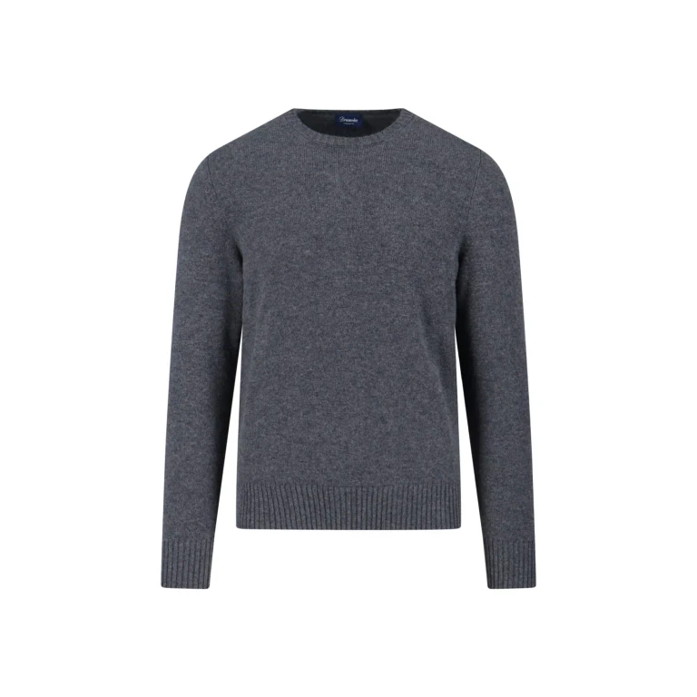 Drumohr Pull Col Rond - Gris