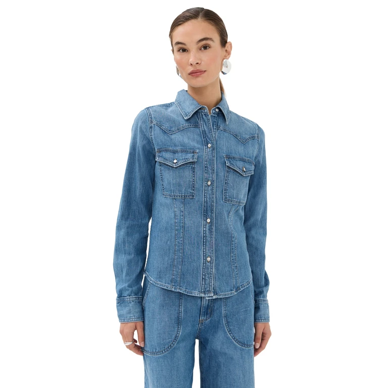 TWP Mustang Sally Buttondown Vintage Wash XS