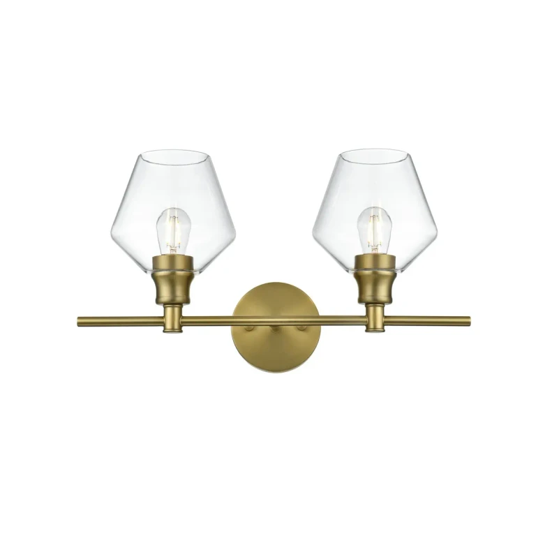 Satin Gold Wall Sconce from the Gene Collection