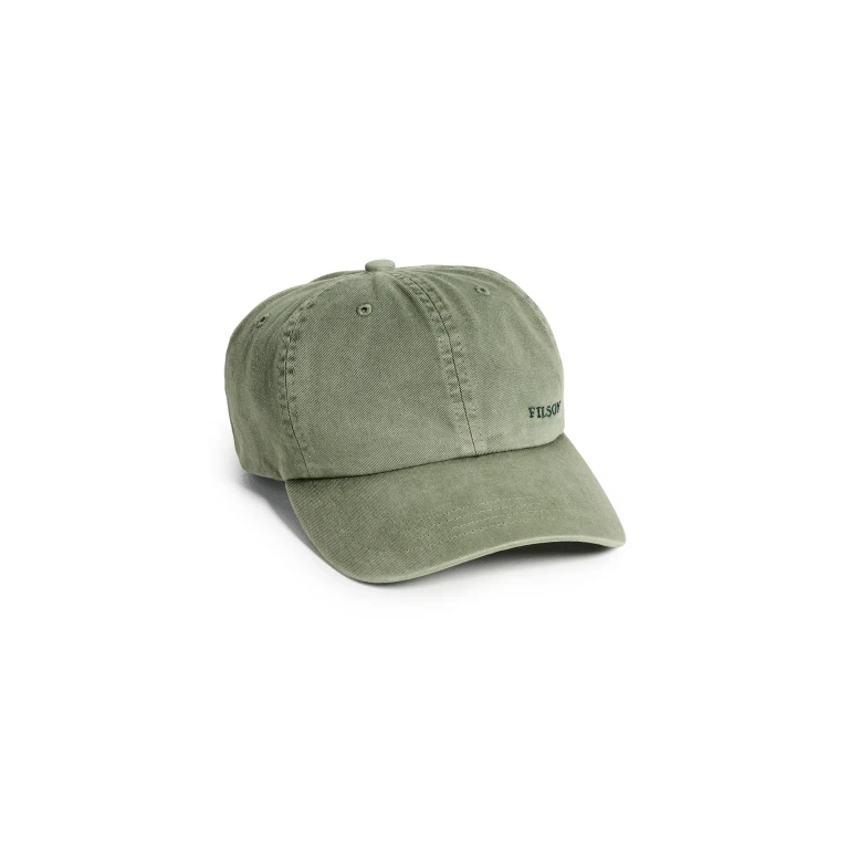 Filson Washed Low Profile Logger Cap Washed Charcoal One Size