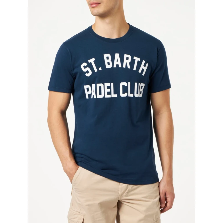 MC2 Saint Barth Navy Jack St. Barth Padel Club T-shirt