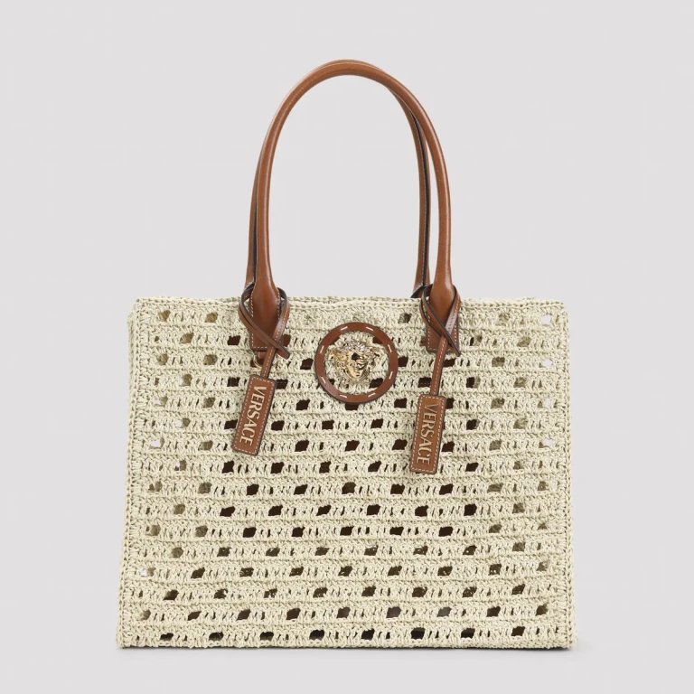 VERSACE - Versace Rafia Large Tote Bag
