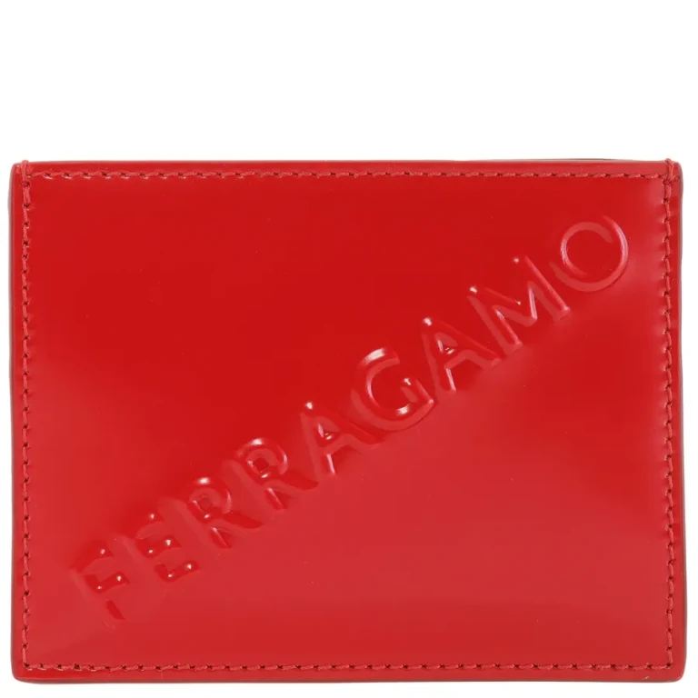 Ferragamo Embossed Logo Card Case