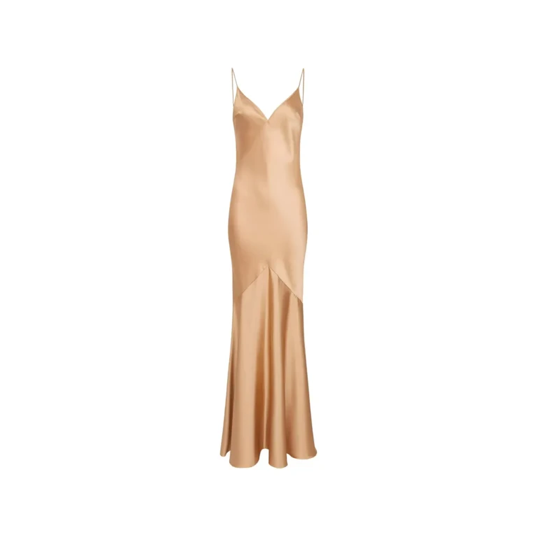 Elisabetta Franchi Thin-strap V-neck Maxi Dress