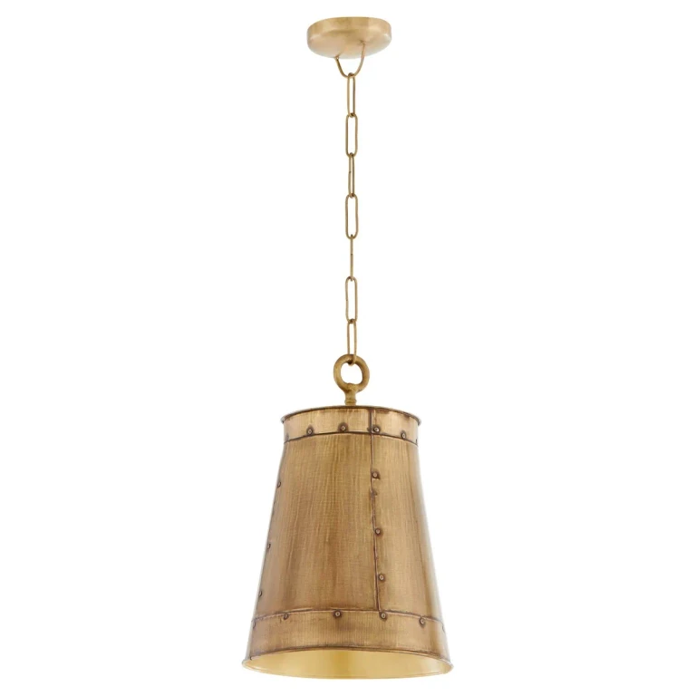 Artisan Brass One Light Pendant from the Artisan Collection