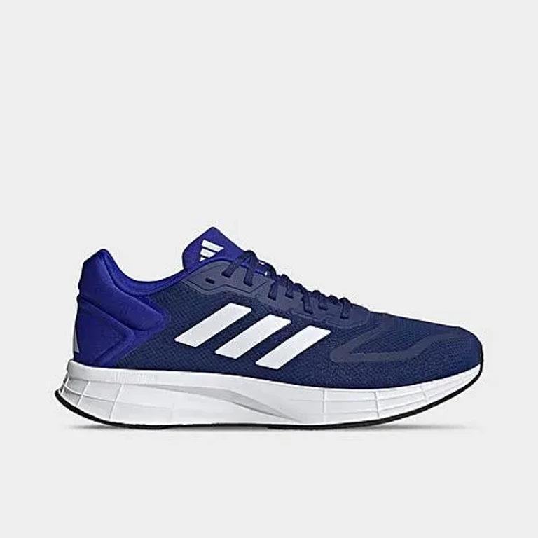 adidas Men's Duramo 10 Running Shoes in Victory Blue/White/Lucid Blue Size: 7.5
