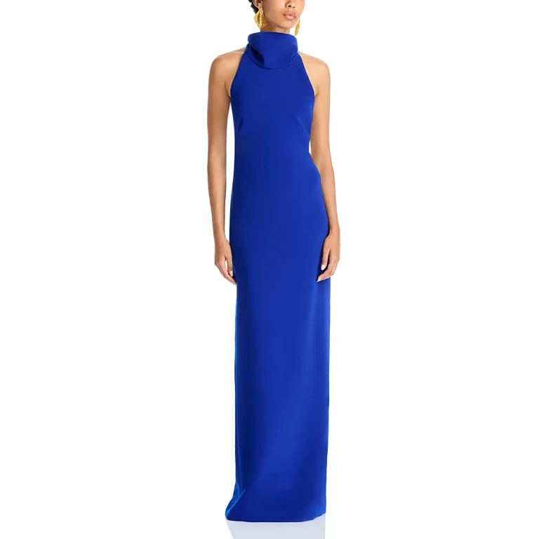 Halter Tie Back Gown
