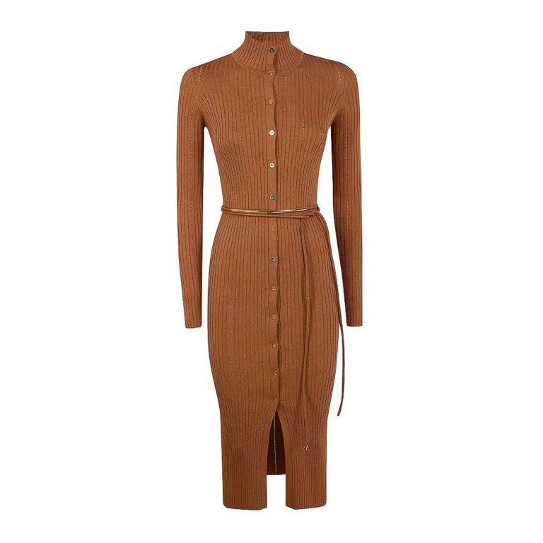 Elisabetta Franchi Robe Au Genou - Couleur Chair