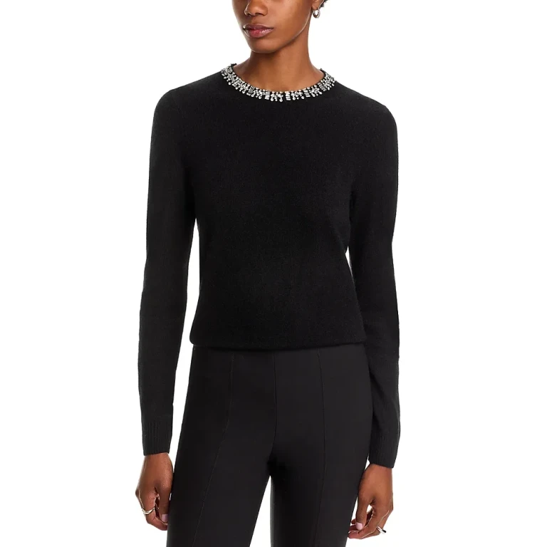 Crystal Trim Sweater - Exclusive