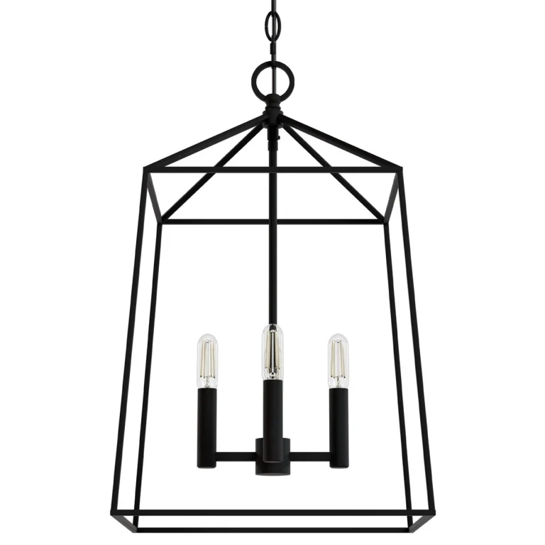 Matte Black Pendant from the Fair Oaks Collection