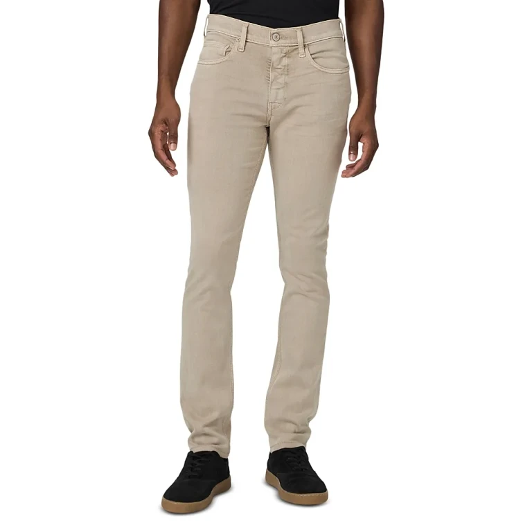 Paige Federal Straight Slim Fit Jeans in Vintage Moroccan Clay