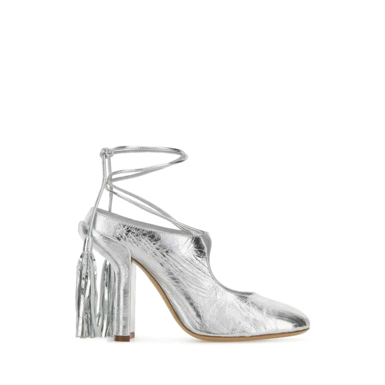 Dries Van Noten Laminated Leather Mules