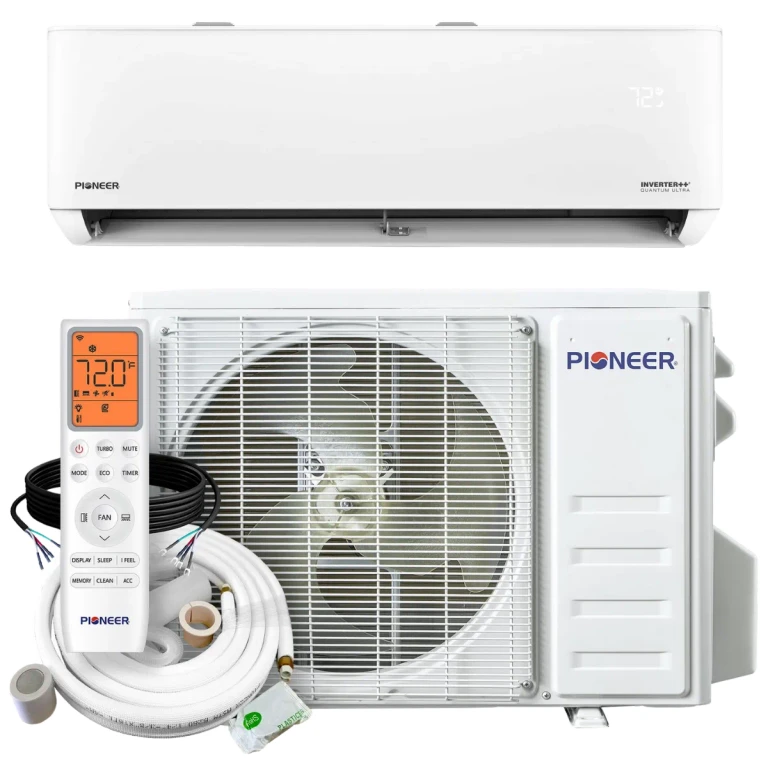 Pioneer Quantum Ultra 18,000 BTU High-Wall Ductless Mini Split - 50 Ft