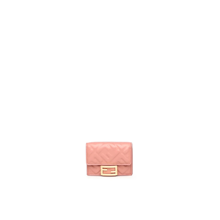 Fendi Wallets Pink Lambskin - Women