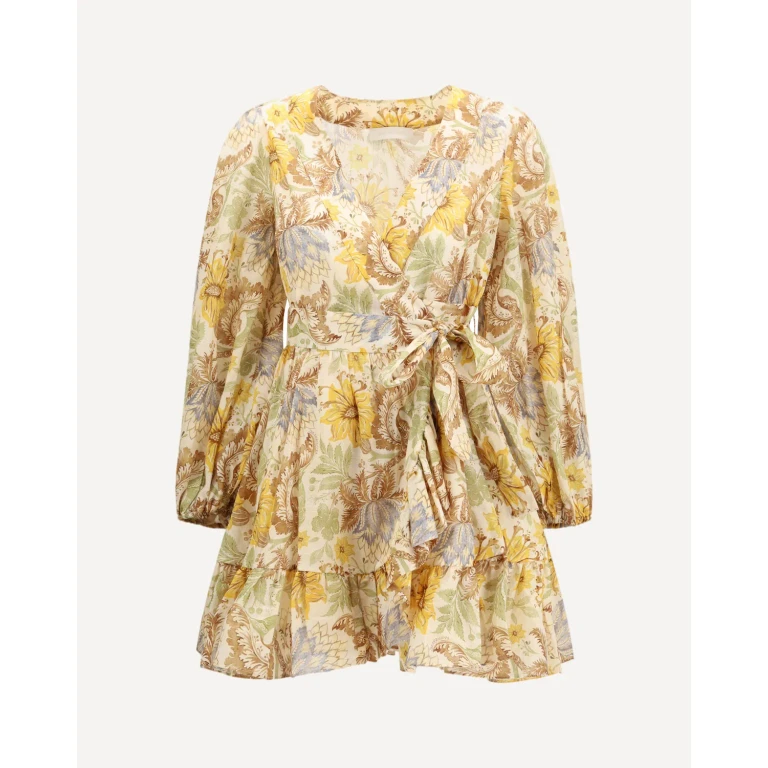 Zimmermann デイライト ラップミニドレス