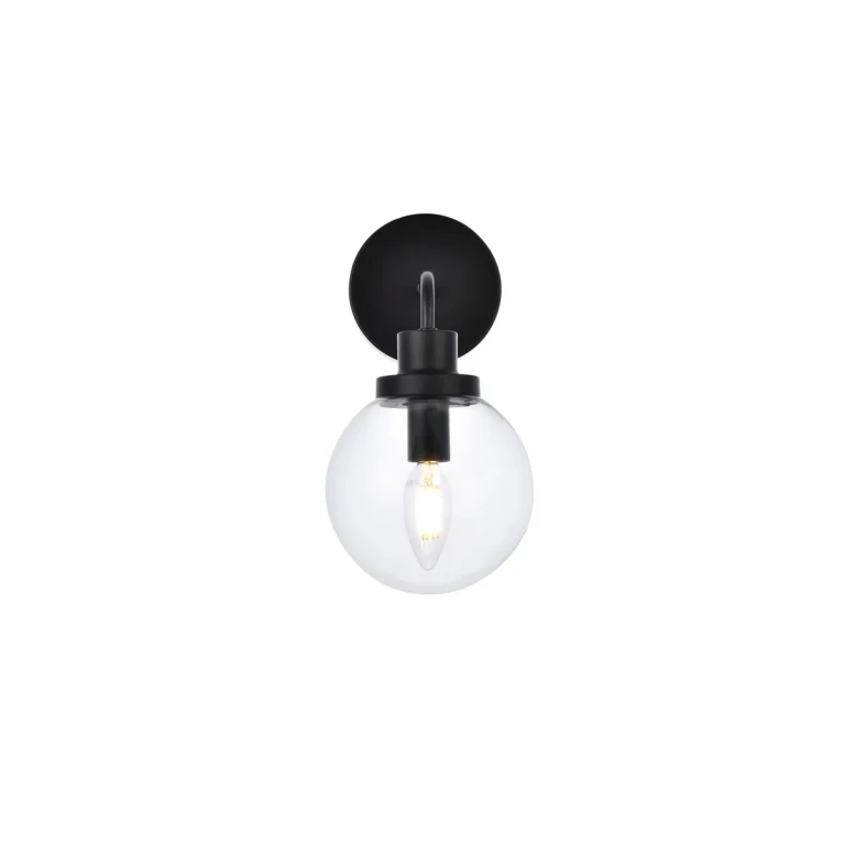 Black One Light Bath from the Hanson Collection