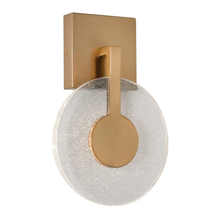 Light Antique Brass LED Wall Sconce from the Apollo Collection