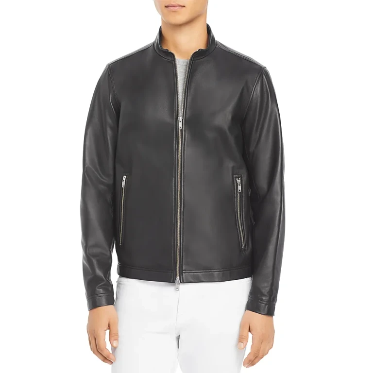 Theory Kelleher Morvek L Leather Jacket