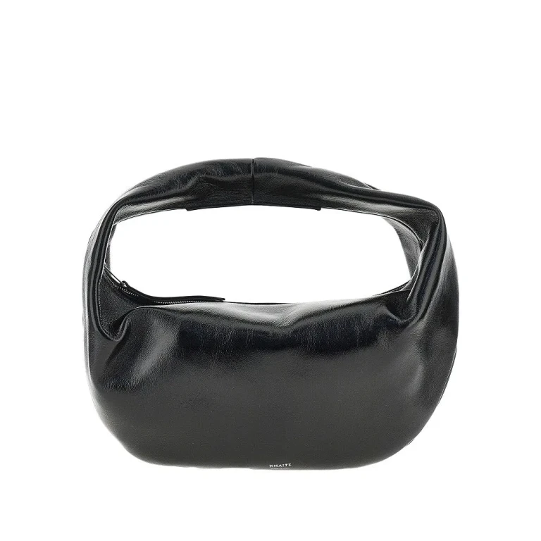 Khaite Medium Olivia leren hobotas