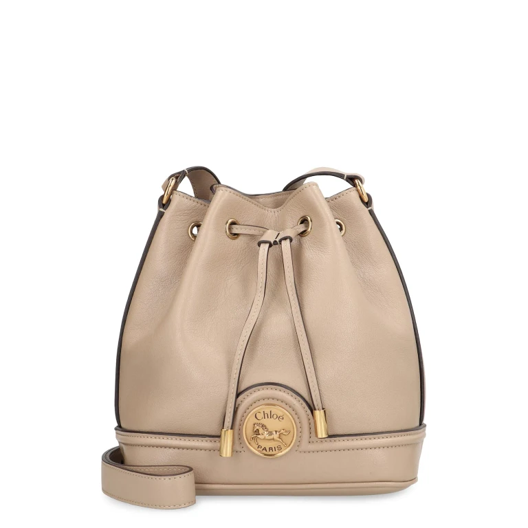 Chloé Cappuccino Leather Bucket Bag