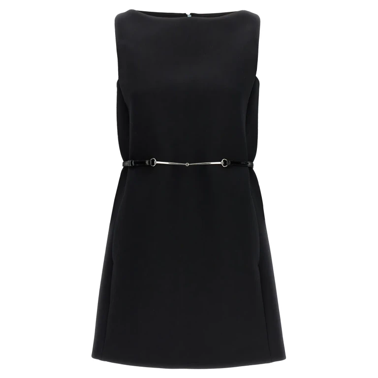 Gucci Horsebit Belt Dress