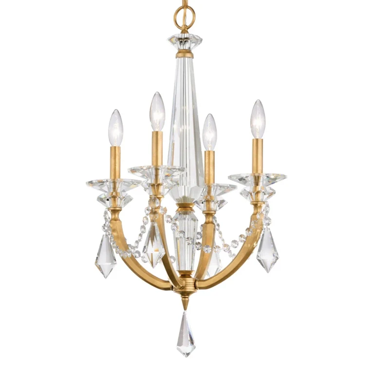 Verona 4-Light Chandelier in Black