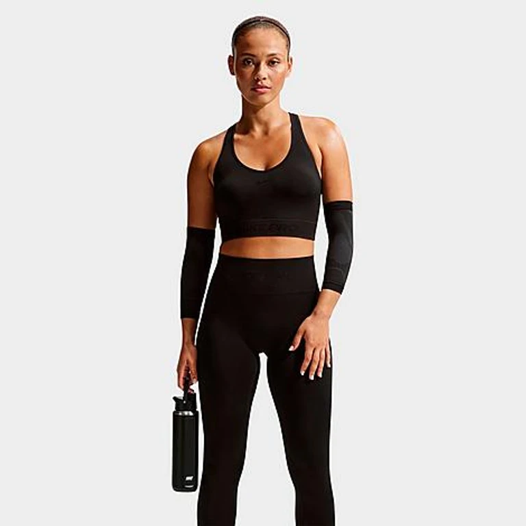 Nike Women's Pro Seamless Tank Top in Black Size: XXS