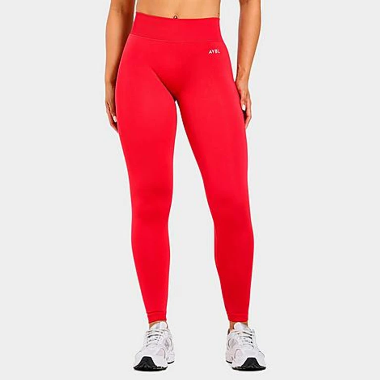 AYBL Women's Adapt Seamless Leggings in Salsa Red Size: XS