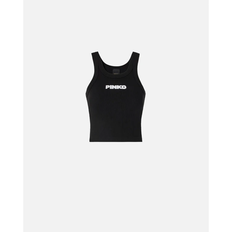 Pinko - Débardeur cropped à logo PINKO - XS