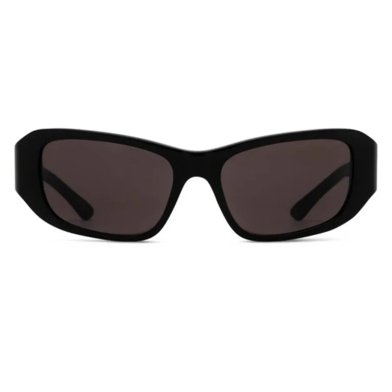 Balenciaga Grey Rectangular Unisex Sunglasses BB0365S 001 57