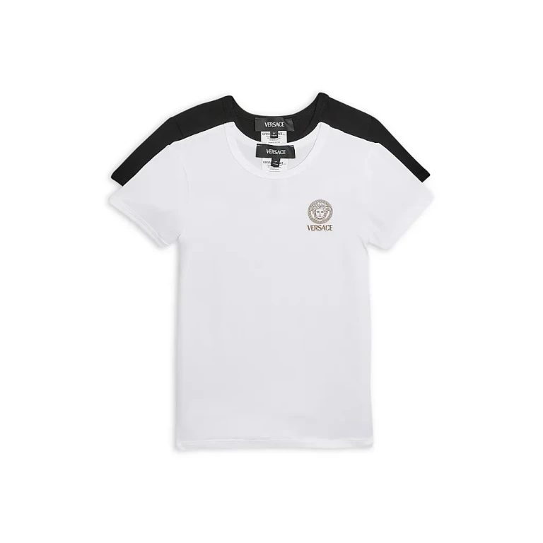 Versace Boys' Logo Tee, Pack of 2 - Little Kid, Big Kid