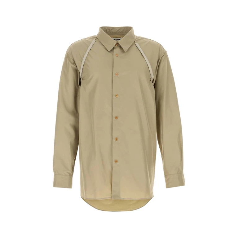 Khaki Polyester Latest Nomad Shirt Sand Exterior: Camicie - Men