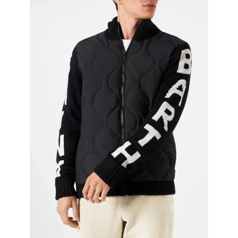 MC2 Saint Barth Whistler Black Padded Jacket