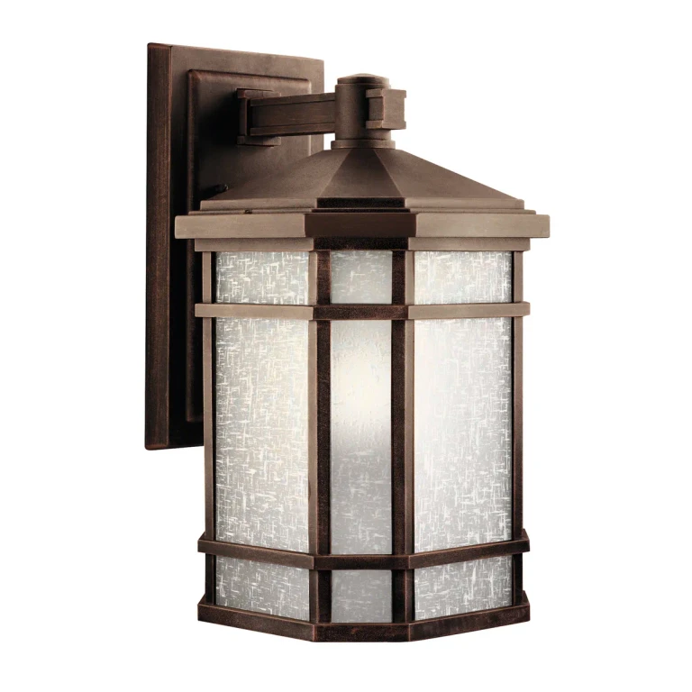 Cameron 1-Light 17.75" Outdoor XLarge Wall in Prairie Rock