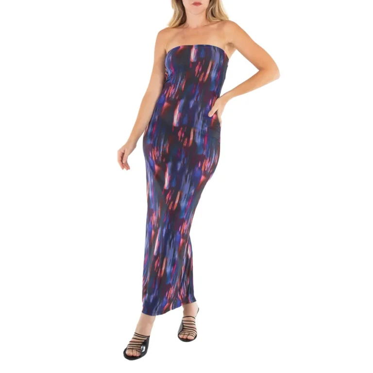 Rotate Multicolor Printed Maxi Tube Dress