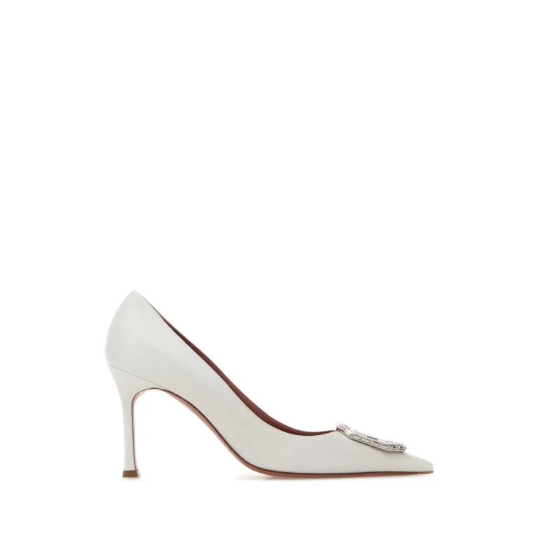 High Heel Shoes Woman color White (CAMELIAPUMPWHI90MHEE)