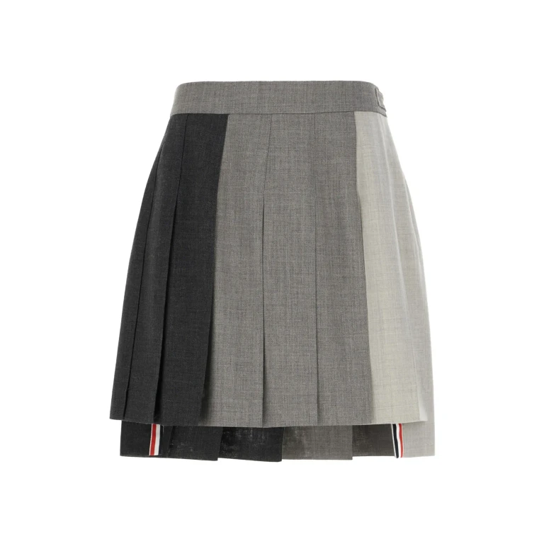 Burberry Multicolor Wool Skirt