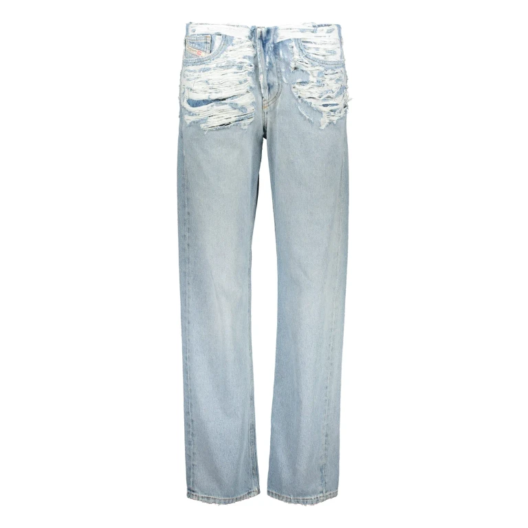 Diesel Light Denim Jeans, Straight Comfortable Cut