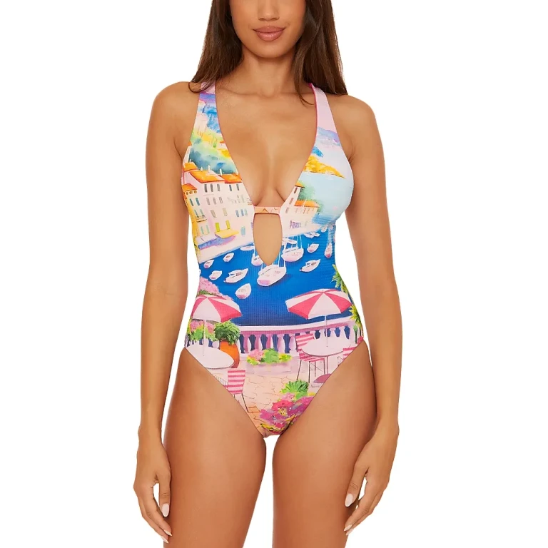 Becca by Rebecca Virtue Positano Reversible One Piece Swimsuit
