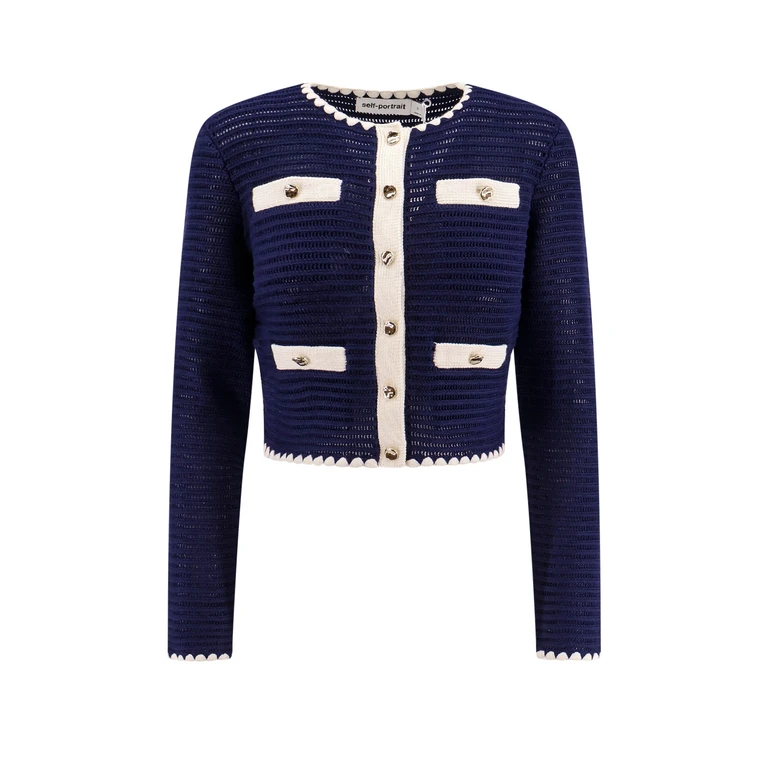 Self-Portrait Self Portrait Sweaters Blue - Women