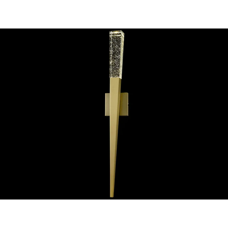 The Original Glacier Avenue 1-Light Wall Sconce in Brushed Brass