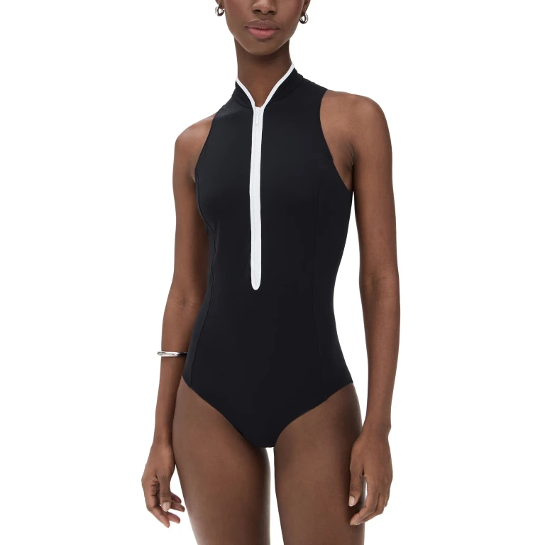 Hunza G Katya UPF Maillot de bain une pièce Noir XL
