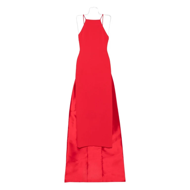 Solace London Maxi Robe - Rouge