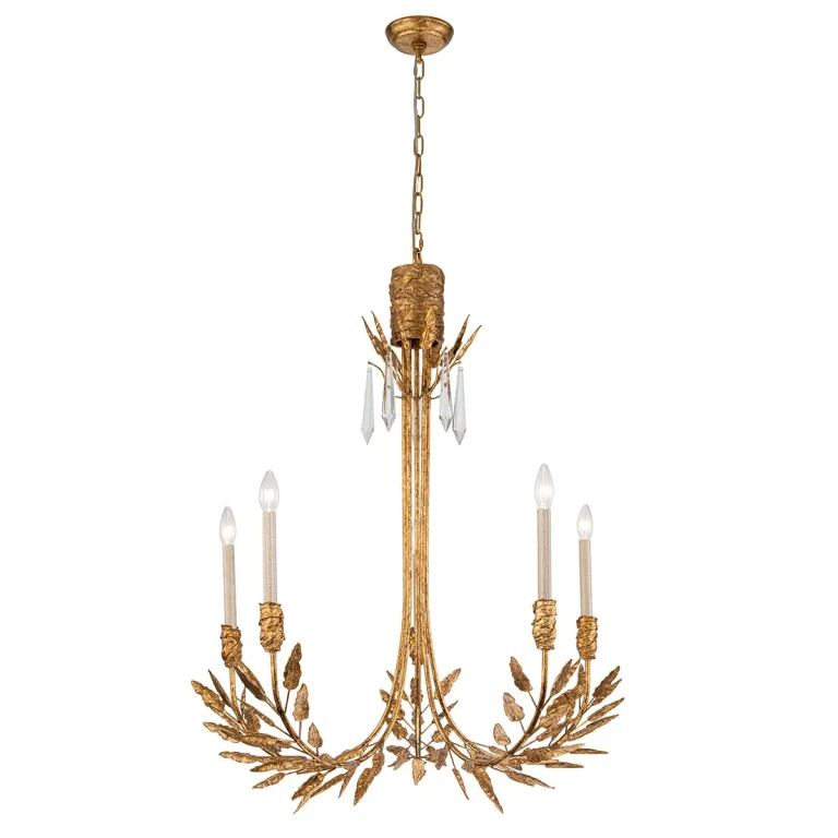 Gold Chandelier from the Palm d'Or Collection