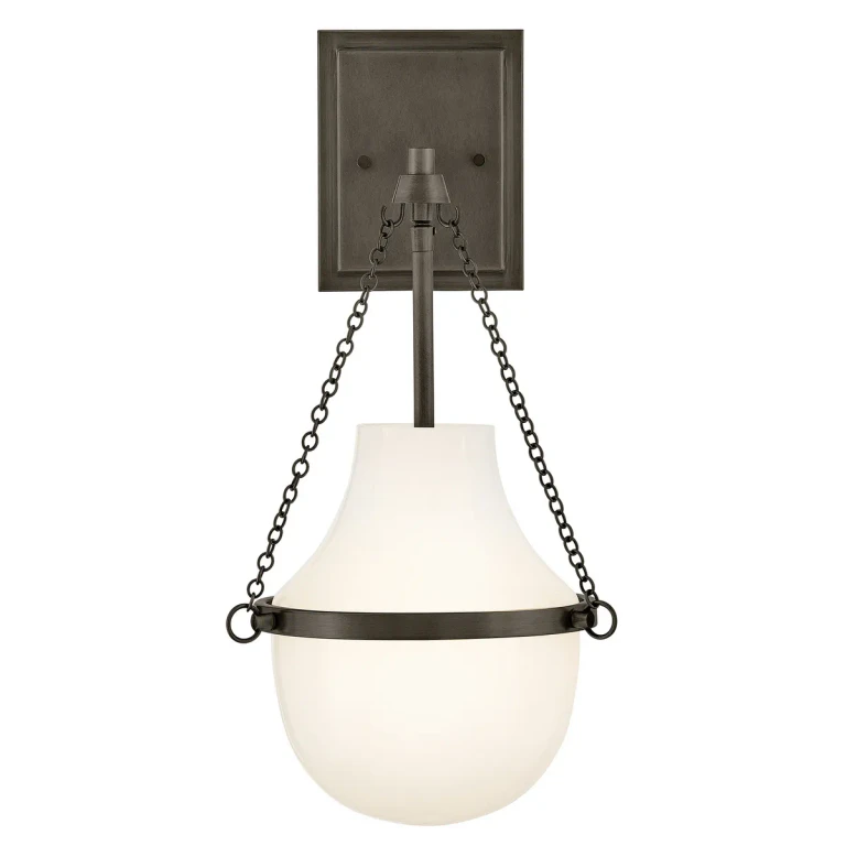 Black Oxide LED Wall Sconce from the Collins Collection