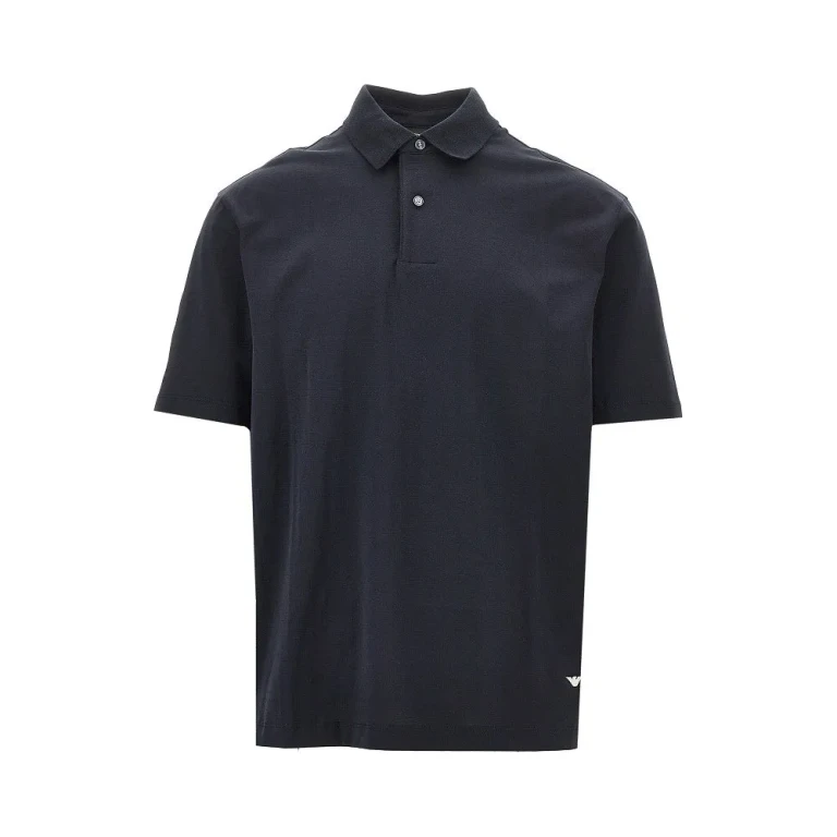 EMPORIO ARMANI Cotton jersey polo shirt Man S