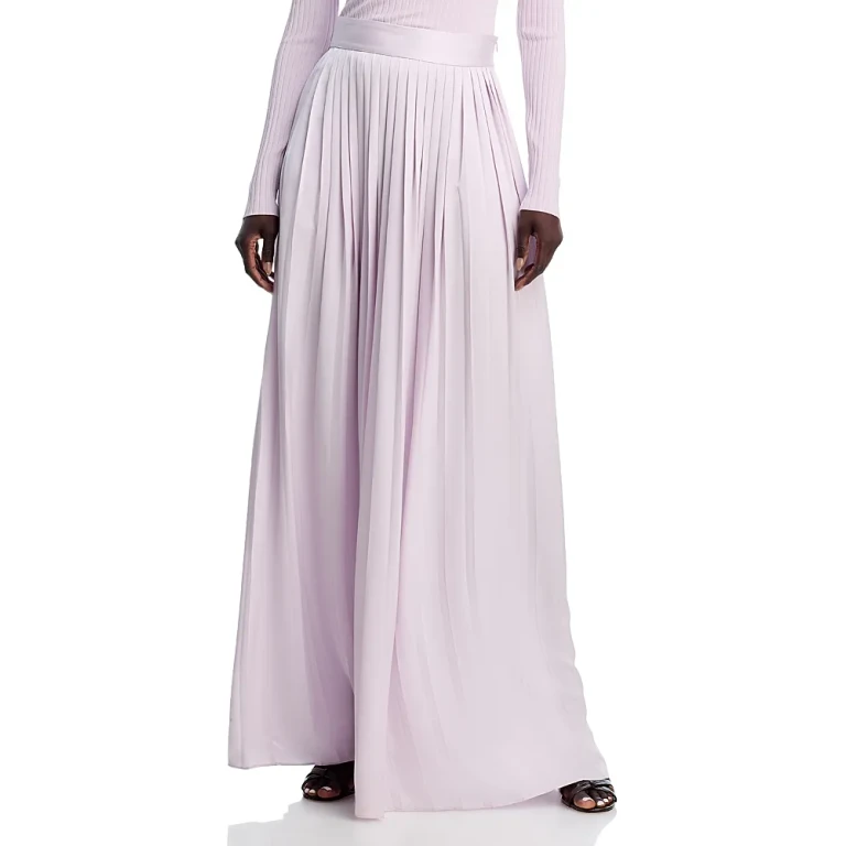 Toccin Dillon Pleated Maxi Skirt